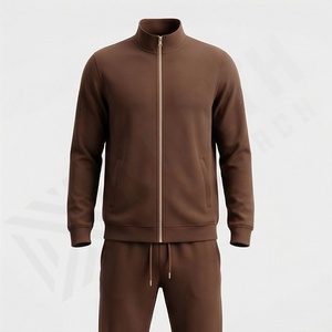 Conjunto Deportivo Informal de Dos Piezas para Hombre, de Excelente Calidad, con Capucha, 100% Algodón, Ropa Deportiva para Gimnasio - Product Image 1