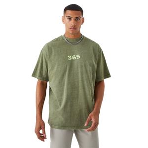 Camisetas de alta calidad, camiseta de manga corta de algodón desteñido, Camiseta holgada Vintage para hombre, camiseta de gran tamaño desteñida por el sol en stock - Product Image 1