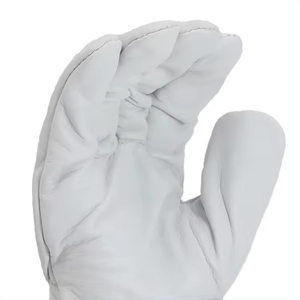 Vente chaude 14 'gants de soudage en cuir de vache fendu gants de soudeur de protection de sécurité industrielle gants en cuir d'hiver à longue main - Product Image 2