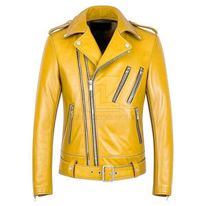 Chaqueta de Cuero Sintético Hecha en Pakistán para Hombre, Diseño Personalizado, Chaqueta de Motociclista Formal con Logotipo Frontal, Chaqueta de Invierno - Product Image 1