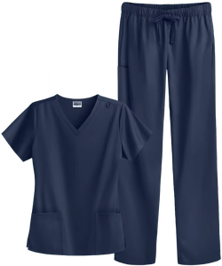 Manga corta de alta calidad para mujer, con cuello en V uniformes médicos, uniformes de moda, uniformes de hospital de enfermería personalizados - Product Image 6