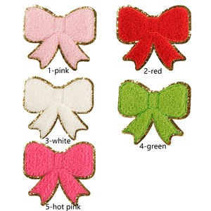 Parches de Letras de Chenilla para Niñas, Bordados con Logotipo Termoadhesivo de PU Ecológico, Modelo 2026 - Product Image 2