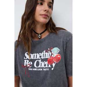 Camiseta Oversize Estampada con Efecto Lavado - Product Image 3