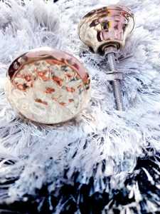 Bouton de porte rond en laiton massif vintage rustique poignée décorative pour armoires de porte d'entrée armoires armoires utilisation de meubles - Product Image 6