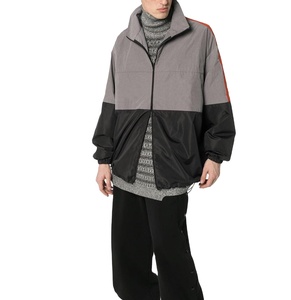 Chaqueta cortavientos de verano personalizada, venta al por mayor, chaqueta ligera transpirable de alta calidad para exteriores con contraste de colores - Product Image 5