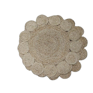 Tapis tressés en jute tuftés à la main de haute qualité 2026, style moderne, tapis jacquard traditionnel pour la maison et les hôtels, idéal pour la prière - Product Image 1