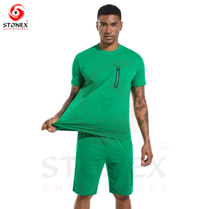 Shorts and T-Shirt <b>Sets</b> Custom Crewneck Tracksuits Cotton Polyester Short Sleeve Men Shorts Tracksuit <b>Sets</b> - Product Image 2
