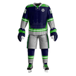 Meilleur design Vêtements de hockey sur glace de qualité supérieure Maillots et shorts personnalisés pour jeunes Uniforme de hockey sur glace 2025 - Product Image 1