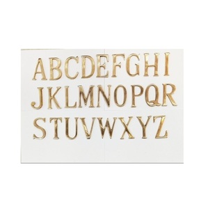Hot Sale Brass Name <b>Letters</b> Custom Personalized Metal <b>Wall</b> Signs for Homes Offices Shops Hotels Restaurants and Reception Areas - Product Image 1