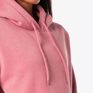 Nouveauté 2026 – Sweat à capuche court pour femme, personnalisable avec logo, 100 % coton, grandes tailles, conception OEM, vente en gros - Product Image 5