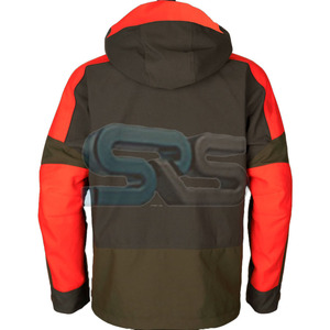 Veste de chasse à capuche personnalisée de haute qualité pour hommes veste d'hiver Softshell élégante conception coupe-vent imperméable en plein air - Product Image 5