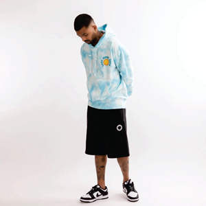 390 GSM peluche épaissie pull à capuche blanc Logo personnalisé flanelle surdimensionné français éponge sans ficelle goutte épaule sweats à capuche pour hommes - Product Image 3