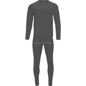 Qualité supérieure Col Ras Du Cou Long Johns Sans Couture 100% Coton Style De Mode Hiver Cyclisme Yoga Long Johns Style Ensembles - Product Image 1