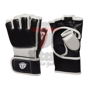 Guantes de MMA de Cuero Duradero de Alta Calidad, Diseño de Logotipo Personalizable, Cómodos, Ligeros, Ajuste Universal para Artes Marciales y Boxeo - Product Image 2