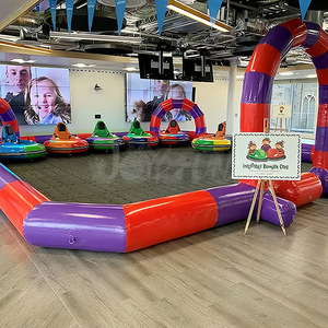 Piste de <span class=keywords><strong>Voitures</strong></span> Tamponneuses Gonflables en PVC Joy2fun pour Enfants Adultes, Aire de Jeu Souple pour <span class=keywords><strong>Occasions</strong></span> Publiques, Vente en Gros Centres Commerciaux - Product Image 6