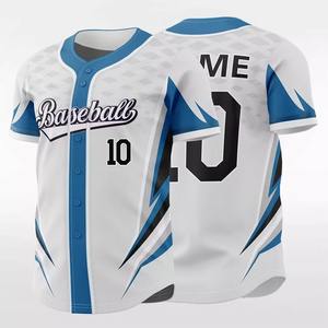Maillot de baseball personnalisé à rayures Aigle Volant, haute qualité, décontracté, respirant, 100 % polyester, col rond, pour homme adulte, vente en gros - Product Image 1