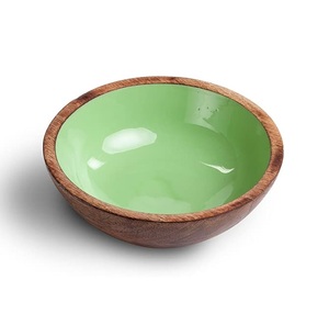 ชามสลัดไม้ของหวานชามทำด้วยมือคุณภาพสูงสำหรับใช้ในบ้านและโรงแรม - Product Image 3