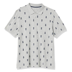 T-shirt sportif et élégant pour homme, manches courtes, 100% coton, tissu tricoté, broderie personnalisée, respirant, vêtements de sport - Product Image 1