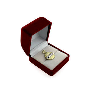 Dije de La Última Cena de Jesús en Oro Amarillo Sólido de 10K Real para Collar Incluye Amuleto de Círculo Redondo para Hombres y Mujeres Joyería Religiosa - Product Image 3