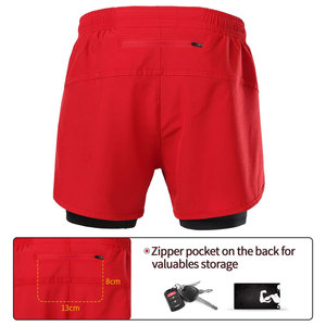 กางเกงขาสั้นผ้าระบายอากาศน้ำหนักเบาสำหรับผู้ชายกางเกงขาสั้นสำหรับฤดูร้อนออกแบบได้ตามที่ต้องการพร้อมโลโก้ OEM และบริการติดฉลากส่วนตัว - Product Image 3
