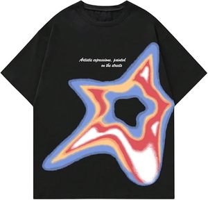 T-shirt d'été en coton col rond personnalisé pour hommes respirant léger à manches courtes sérigraphie t-shirts surdimensionnés lettre concevoir votre propre - Product Image 1