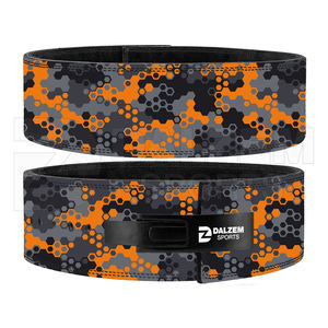 Wholesale Customized 10mm Thick <b>Fitness</b> <b>Safety</b> Belt with Sublimation Colorful Lever Buckle for Weight Lifting - Product Image 3