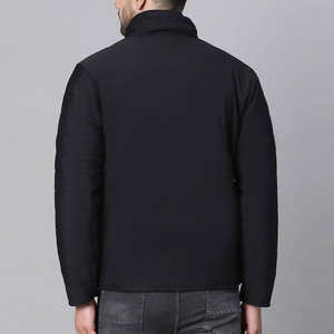 Veste matelassée à capuche pour homme, imprimée, design tropical, feuilles, vêtements d'automne, légère, fermeture éclair sur le devant, élégante, coupe-vent, respirante - Product Image 5