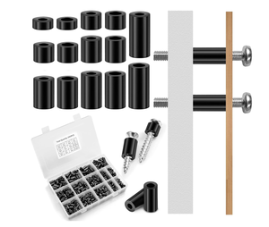 Круглые шайбы Nylon66 хорошего качества, 4 мм, 6,5-7 мм, длина 2-30 мм, не резьбовые пластиковые прокладки, кронштейн - Product Image 5