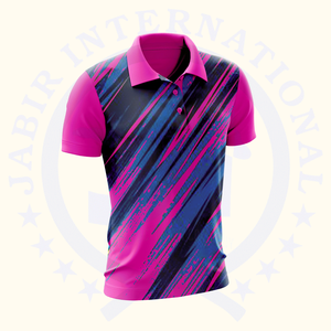 Polo de manga corta con estampado liso para hombre, personalizable, 100% algodón, poliéster, ajuste Regular, tejido de punto - Product Image 4