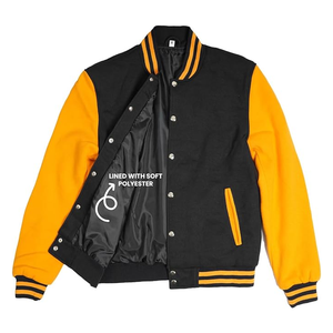 Veste universitaire en laine pour hommes de haute qualité Tendance Veste de baseball à manches longues de haute conception en différentes couleurs Nouvel état - Product Image 4