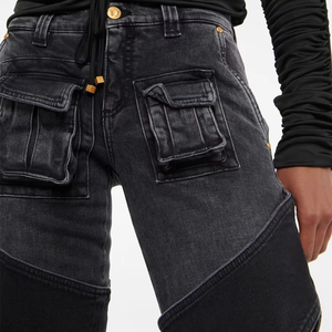 Pantalons cargo pour femmes, vêtements de rue d'hiver tendance, vente en gros, conception OEM, couleurs personnalisées, imperméables, séchage rapide, meilleur fournisseur - Product Image 6