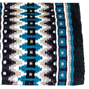 Western Show Horse Saddle Blanket Diseño de Nueva Zelanda Manta de sillín de lana hecha a mano Top Wool Saddle Pad Size - Product Image 5
