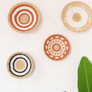 Vannerie de service de fruits faits à la main Style Art déco Design motif vertical pour anniversaire et anniversaire assiette de chargeur décorative eau - Product Image 2