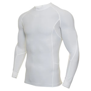 Vêtements de course en gros hommes chemise de Compression à manches longues haute qualité entraînement sportif Fitness couche de Base vêtements de Jogging - Product Image 5