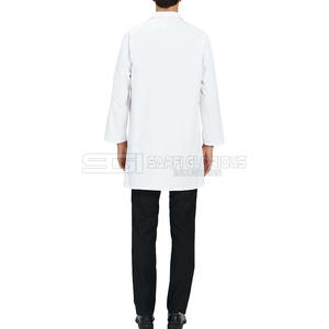 Vêtements médicaux professionnels unisexes à manches longues, best-seller OEM, uniforme de médecin personnalisé avec couleur personnalisée, blouses de laboratoire - Product Image 4