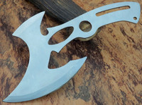 El dövme karbon çelik Tomahawk balta ile endüstriyel sınıf açık kamp aracı gül ahşap çelik balta içerir kapak