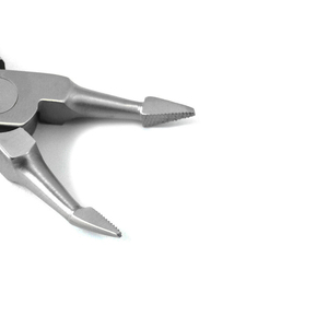 Alicates de ortodoncia reutilizables, alicates de laboratorio de ortodoncia manual para eliminación y colocación de arcos de alambre, material de acero - Product Image 6