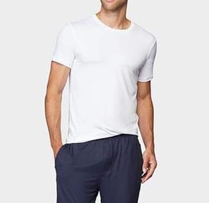 Camiseta con logotipo personalizado al por mayor, camiseta de gran tamaño de algodón 100% para hombre, Camiseta de cuello redondo de manga corta de peso pesado de alta calidad para hombre - Product Image 5