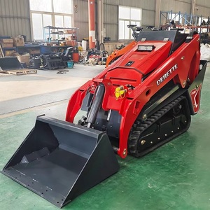 Mini chargeuse sur chenilles avec PLC et boîte de vitesses, moteur diesel, chargeuse frontale à haute efficacité pour tracteur agricole - Product Image 5