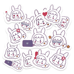 Feuilles d'autocollants en vinyle transparent personnalisées, imperméables, résistantes aux déchirures, finition brillante, pour le corps de guitare acoustique, l'instrument, la bande, la marchandise - Product Image 5