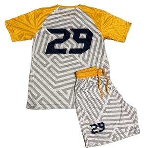 Fabricación de fábrica Ropa deportiva Uniforme de fútbol Color personalizado Uniforme de fútbol de alta calidad para adultos - Product Image 1