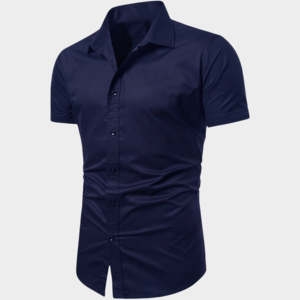 Camisa informal de algodón de manga corta ajustada para hombre, transpirable, de secado rápido, antiarrugas, antibolitas, tallas XL 6XL, suministro ODM varios - Product Image 3