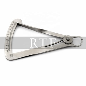 เครื่องมือวัดขนาดมงกุฎฟัน 0–10 มม. ทำจากสแตนเลส สำหรับงานทันตกรรมจัดฟัน วัดขนาดขี้ผึ้ง โลหะ เครื่องประดับ และหิน - Product Image 6