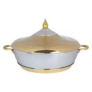 Plat à fondue élégant pour la cuisine arabe, disponible en différentes tailles et couleurs, plat à fondue en acier - Product Image 2