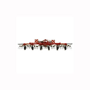 Tractor mounted Massey Ferguson tedder for hay crop drying adjustable tines heavy duty gearbox and long service <b>life</b> design - Product Image 1