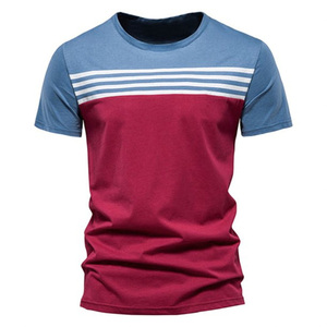 T-shirts pour hommes de qualité supérieure 100% coton en provenance du Pakistan, poids lourd 220g, col rond, manches courtes, respirant, style streetwear - Product Image 1