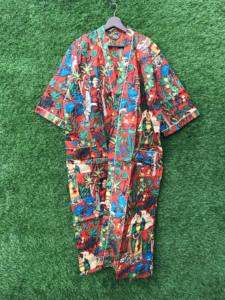 Long Floral Printed Kimono Soft and Comfortable Night Wear Cotton Bath <b>Robe</b> Summer <b>Robe</b> <b>Bridal</b> Kimono - Product Image 5