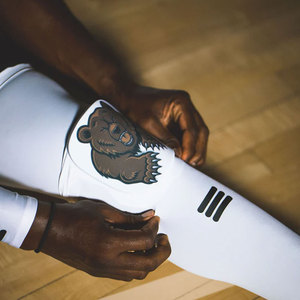 Genouillères souples et respirantes antidérapantes pour le volleyball, la danse, la lutte, la musculation, avec protection élastique - Product Image 4