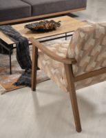 Meilleures ventes PALERMO, ensembles de canapés modulaires en bois Chesterfield de style européen de luxe à trois places pour villa, hôtel, hôpital, salon