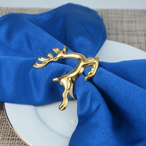 Vente en gros de ronds de serviette modernes et personnalisés en métal pour décoration de table de restaurant - Product Image 1